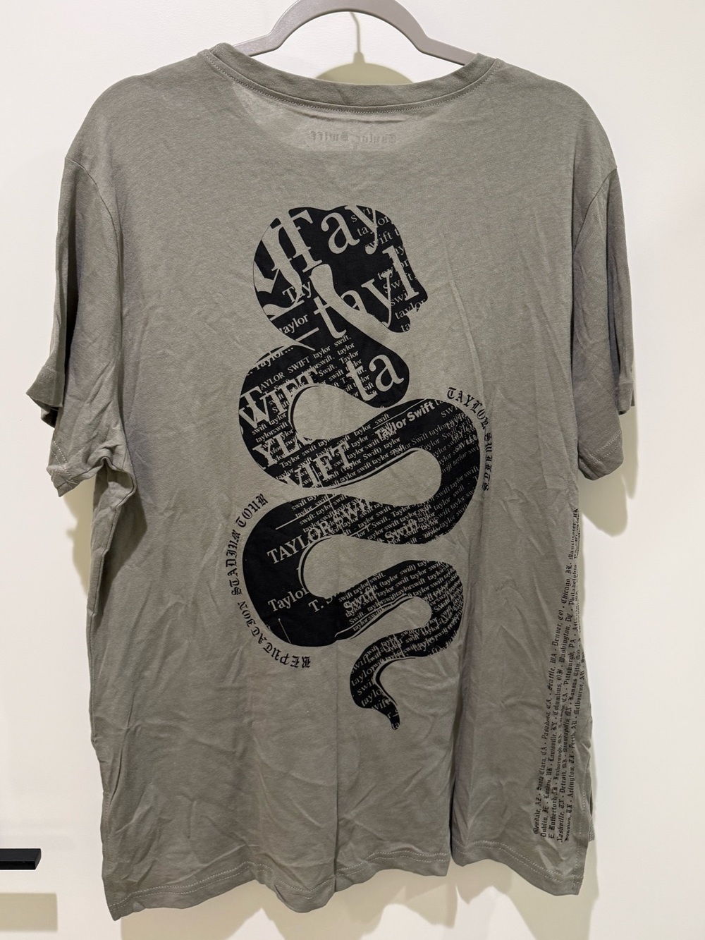Taylor Swift Reputation Snake T Shirt